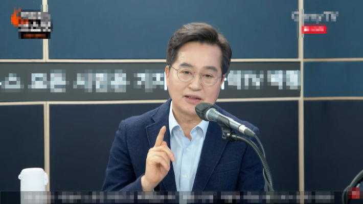 김동연 경기지사가 20일 유튜브 채널 '박정호의 핫스팟'에 나와 발언하는 모습. 해당 방송 화면 캡처