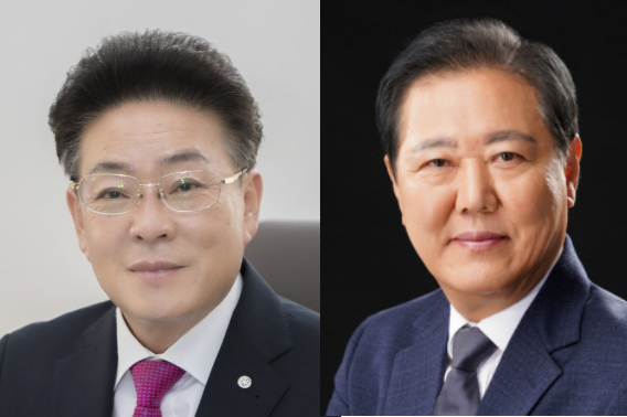 김병수, 남진복 예비후보(왼쪽부터). 자료사진