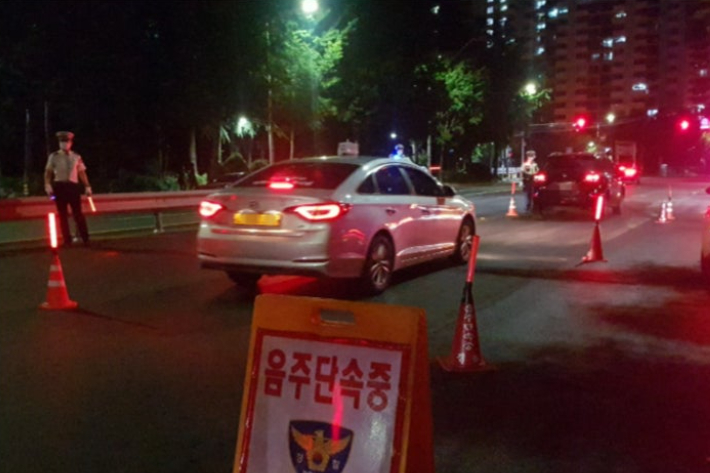 음주 단속(해당 기사와 관련이 없음). 경남경찰청 제공 