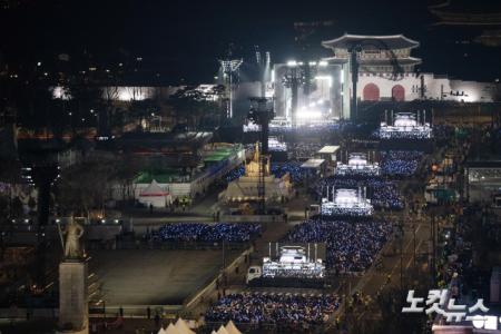 광화문광장에서 열리는 BTS 컴백 공연