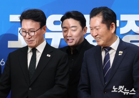 고위당정협의회 참석하는 김민석-정청래-강훈식