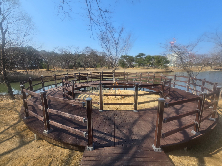 '경포 달빛품은 호수정원' 조성 마무리. 강릉시 제공