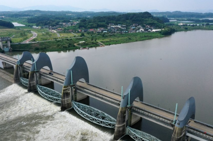 영산강 승촌보 모습. 연합뉴스