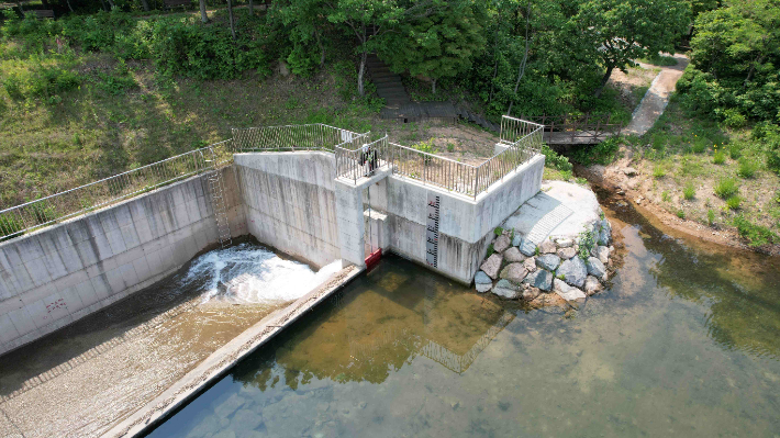 저수지 안전점검. 전라남도 제공