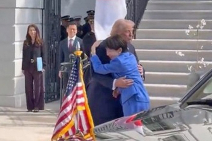 마고 마틴 백악관 언론보좌관 엑스 영상 캡처