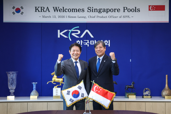 한국마사회가 지난 13일 서울경마공원에서 싱가포르 경주수출 파트너사를 만나 한국경마 수출 재계약 및 제주경주 수출 방안을 논의했다. 한국마사회 제공