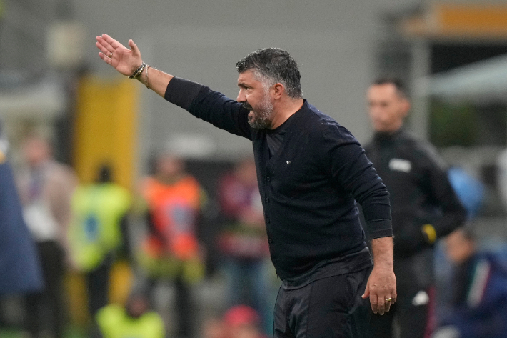 경기 지휘하는 가투소 감독. 연합뉴스