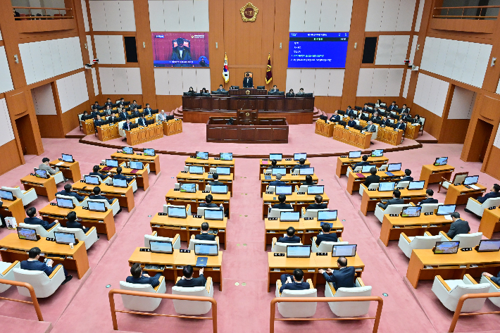 부산시의회 335회 임시회 제공. 부산시의회 제공