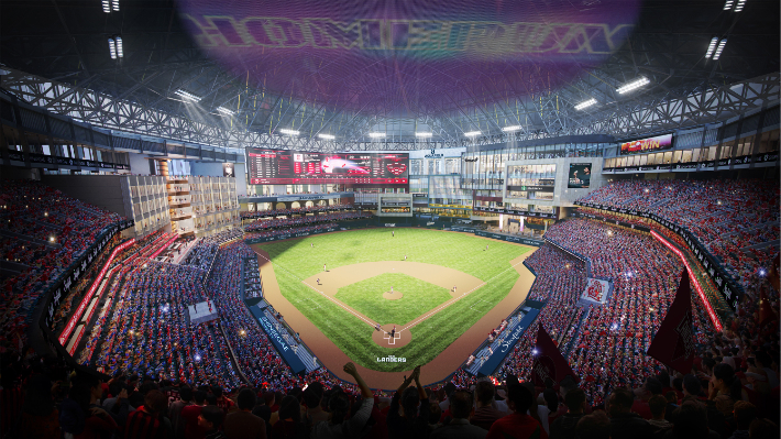 스타필드 청라 멀티스타디움 내부 조감도. SSG 제공