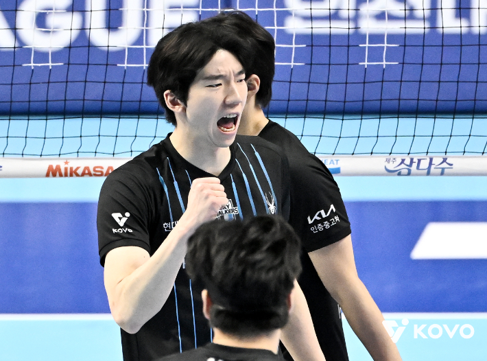 허수봉. 한국배구연맹