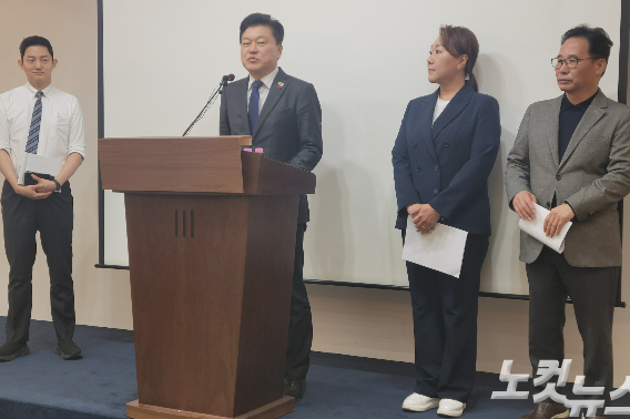 민주당 신용한 충청북도지사 예비후보. 박현호 기자