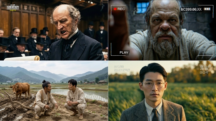 EBS가 봄 개편을 통해 선보일 AI로 제작한 프로그램. EBS 제공