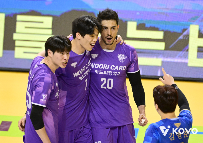 우리카드 플레이오프 진출. 한국배구연맹