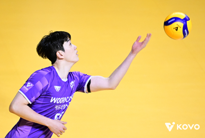 우리카드 김지한. 한국배구연맹