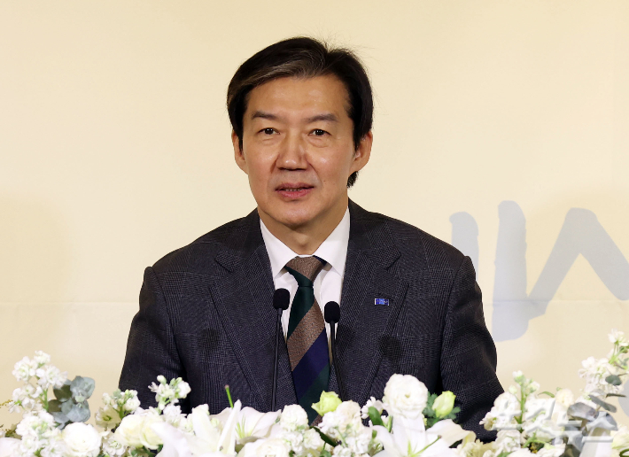 조국혁신당 조국 대표가 발언하고 있는 모습. 황진환 기자