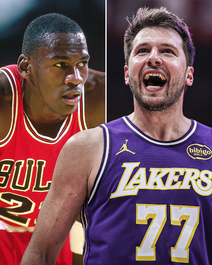 루카 돈치치와 마이클 조던. ESPN X