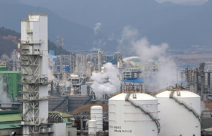 여수 석유화학단지. 연합뉴스