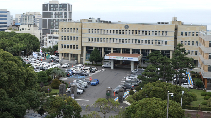 제주도교육청 전경. 
