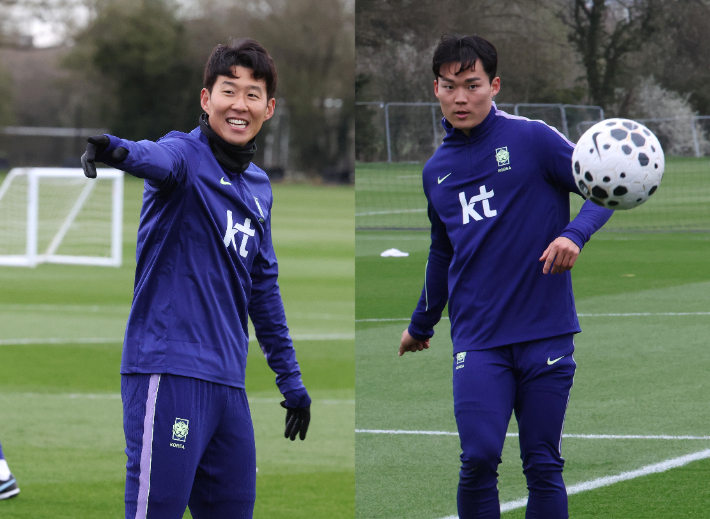 손흥민, 오현규. 연합뉴스