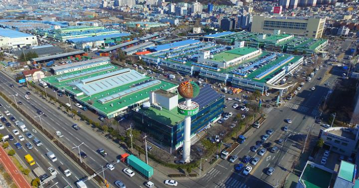 엄궁농상물도매시장. 부산시 제공