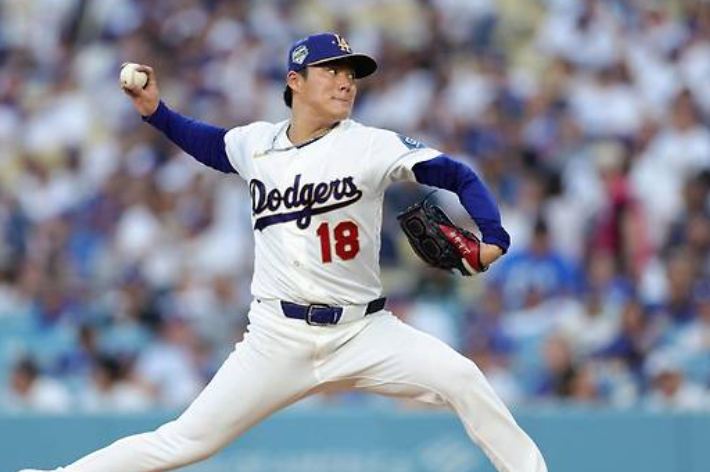 다저스 일본인 투수 야마모토. 연합뉴스 