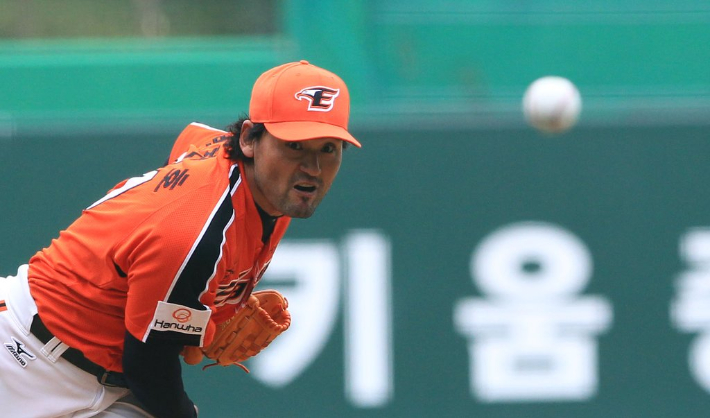 28일 한화-키움의 대전 개막전 시구자로 나서는 한화 출신 박찬호. 연합뉴스 