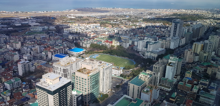 제주시내 전경. 자료사진