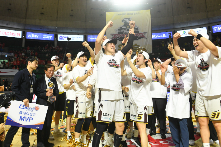 2024-2025시즌 KBL 챔피언 LG. KBL 제공