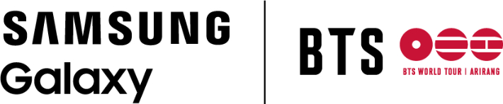 Galaxy X BTS 로고. 삼성전자 제공