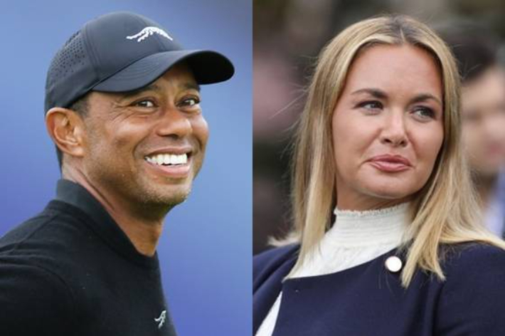 타이거 우즈(왼쪽)과 연인인 트럼프 대통령의 전 며느리 버네사 트럼프. 연합뉴스 