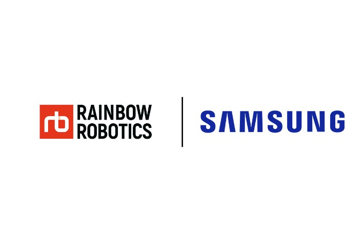 레인보우로보틱스와 삼성 로고. 레인보우로보틱스 홈페이지 캡처