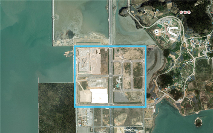 전남 목포시 목포신항 항만배후단지 조성공사. 국토부 제공