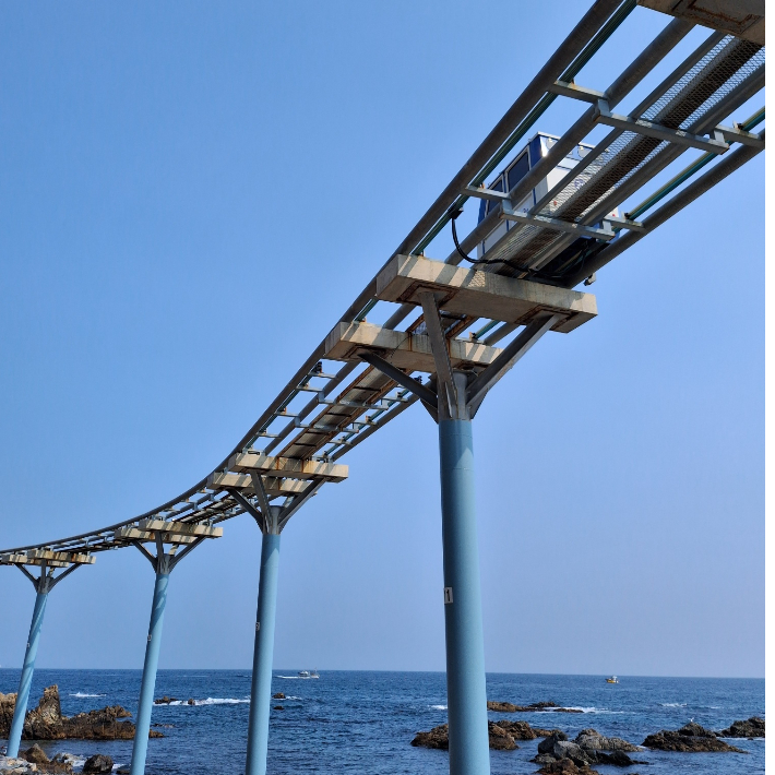 죽변해안스카이레일. 울진군 제공