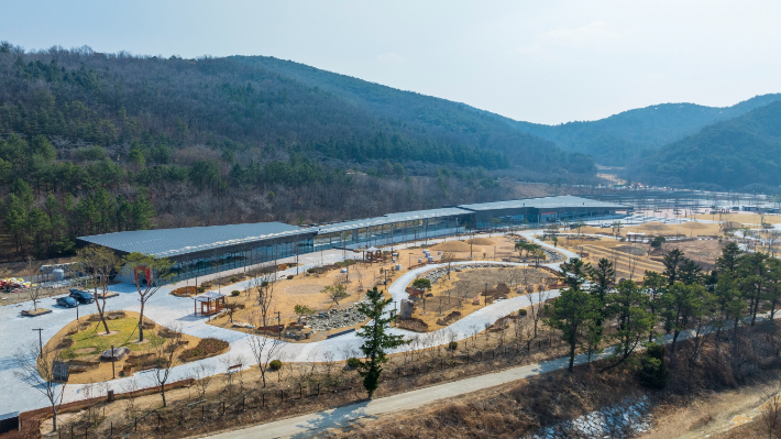 경주 동궁원에 조성된 '라원' 전경. 경주시 제공