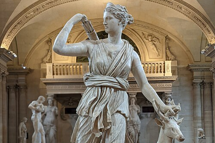 달의 여신 아르테미스. wikimediacommons