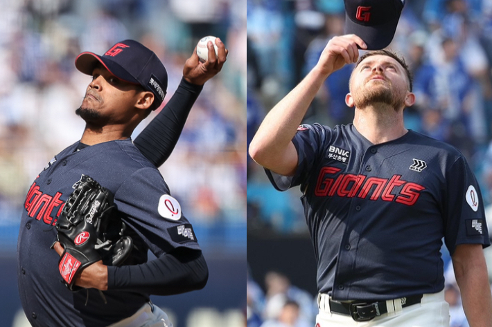 왼쪽부터 엘빈 로드리게스, 제러미 비슬리. 연합뉴스