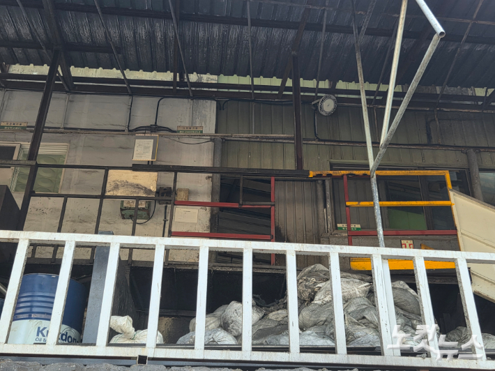 지난 26일 오후 대전 대덕구 대화동 안전공업 공장 모습. 박우경 기자