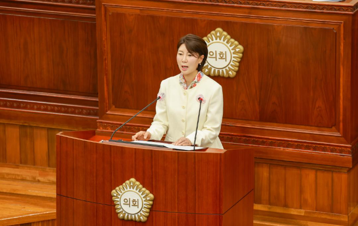 국민의힘 우윤화 과천시의원. 과천시의회 제공