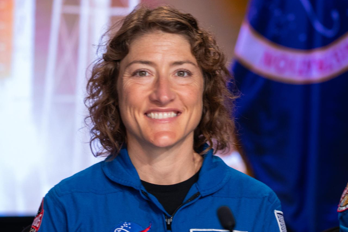 임무 전문가 크리스티나 코크(Christina Koch). NASA/킴 시플렛