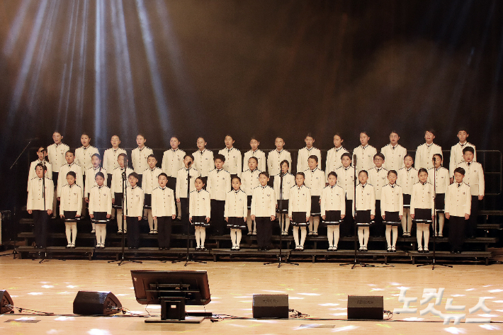 충북CBS 소년소녀합창단 '엔젤콰이어'. 충북CBS 