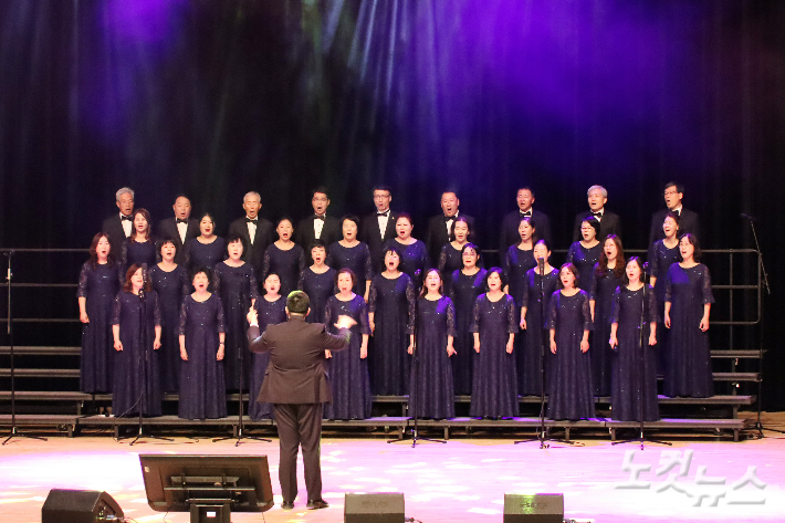 남북합창단 이음빛. 충북CBS