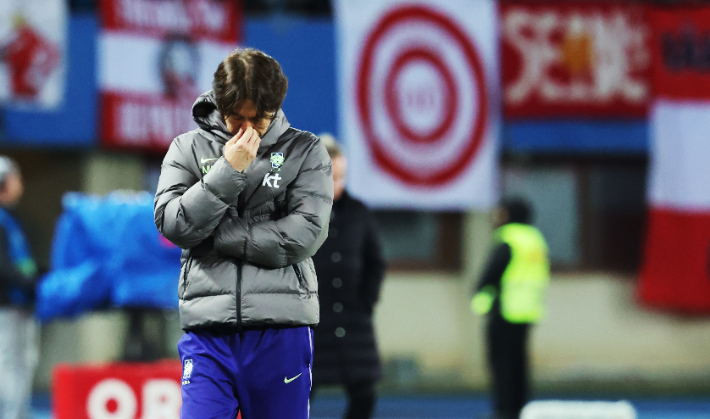 홍명보 감독. 연합뉴스