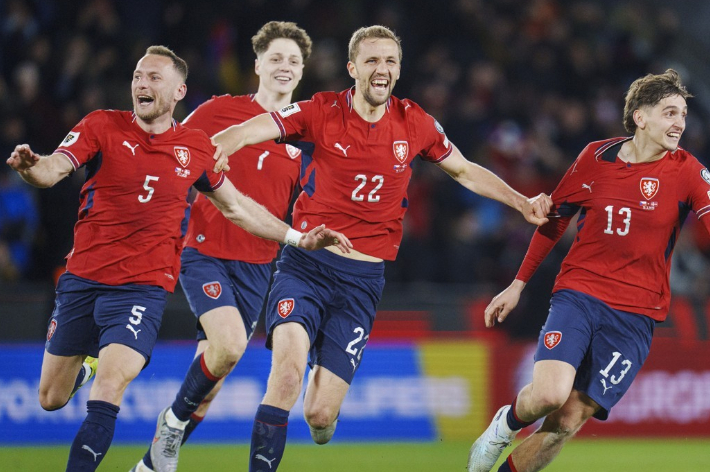 체코 축구대표팀. 연합뉴스