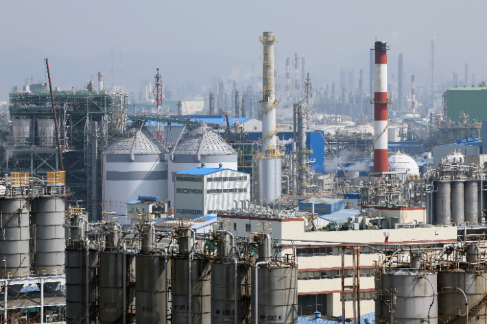  전남 여수 국가산업단지 모습. 연합뉴스