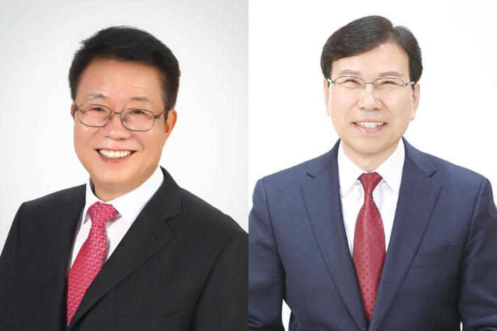 윤종운, 이용식 예비후보. 중앙선거관리위원회 홈페이지 캡처