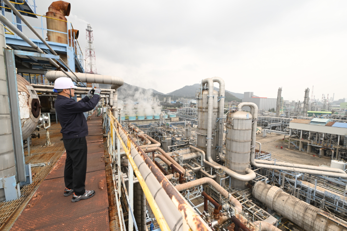 여천NCC '나프타 가공설비'. 연합뉴스