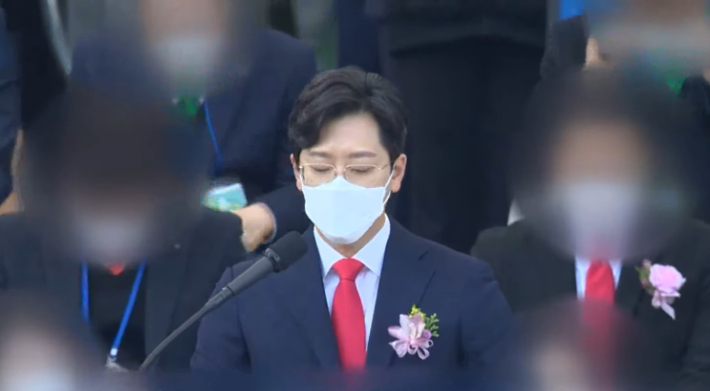 신천지 2인자로 정치권 로비를 수행했던 것으로 알려진 고동안 전 총무. 크리스천 노컷뉴스 유튜브 캡처