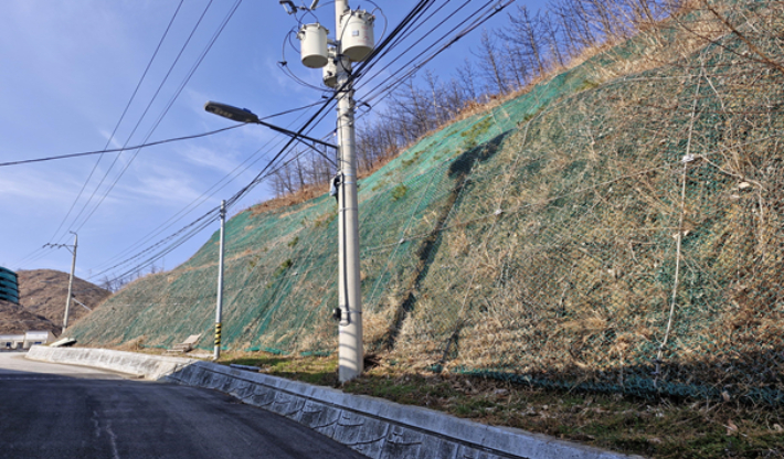 울진군이 급경사지 안전점검을 벌이고 있다. 울진군 제공