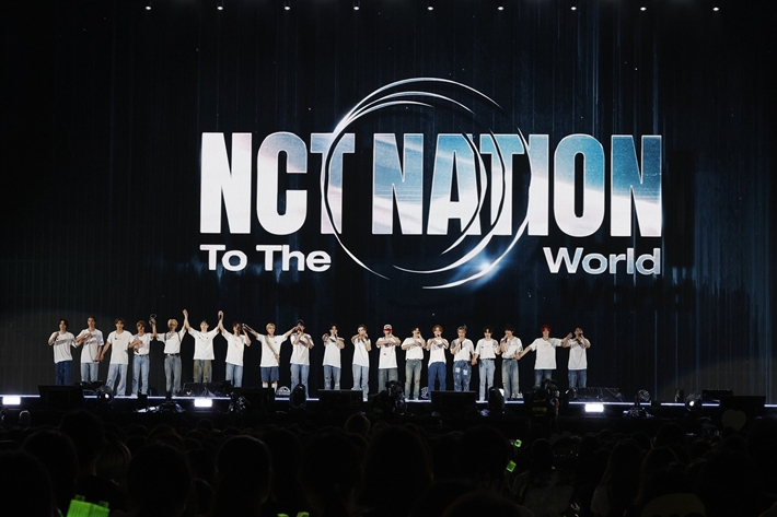 NCT는 데뷔 7년 만인 2023년 처음으로 단체 콘서트 '엔시티 네이션 : 투 더 월드'를 한국과 일본에서 열었다. SM엔터테인먼트 제공
