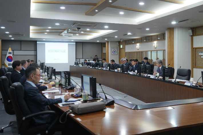 부산항 컨테이너 터미널 운영사 간담회. 부산항만공사 제공